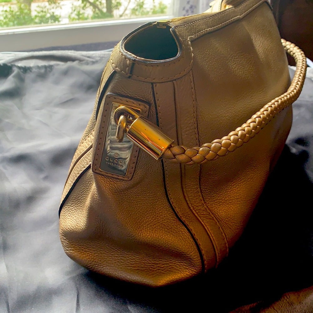 Gucci Golden Bronze Handbag / Purse